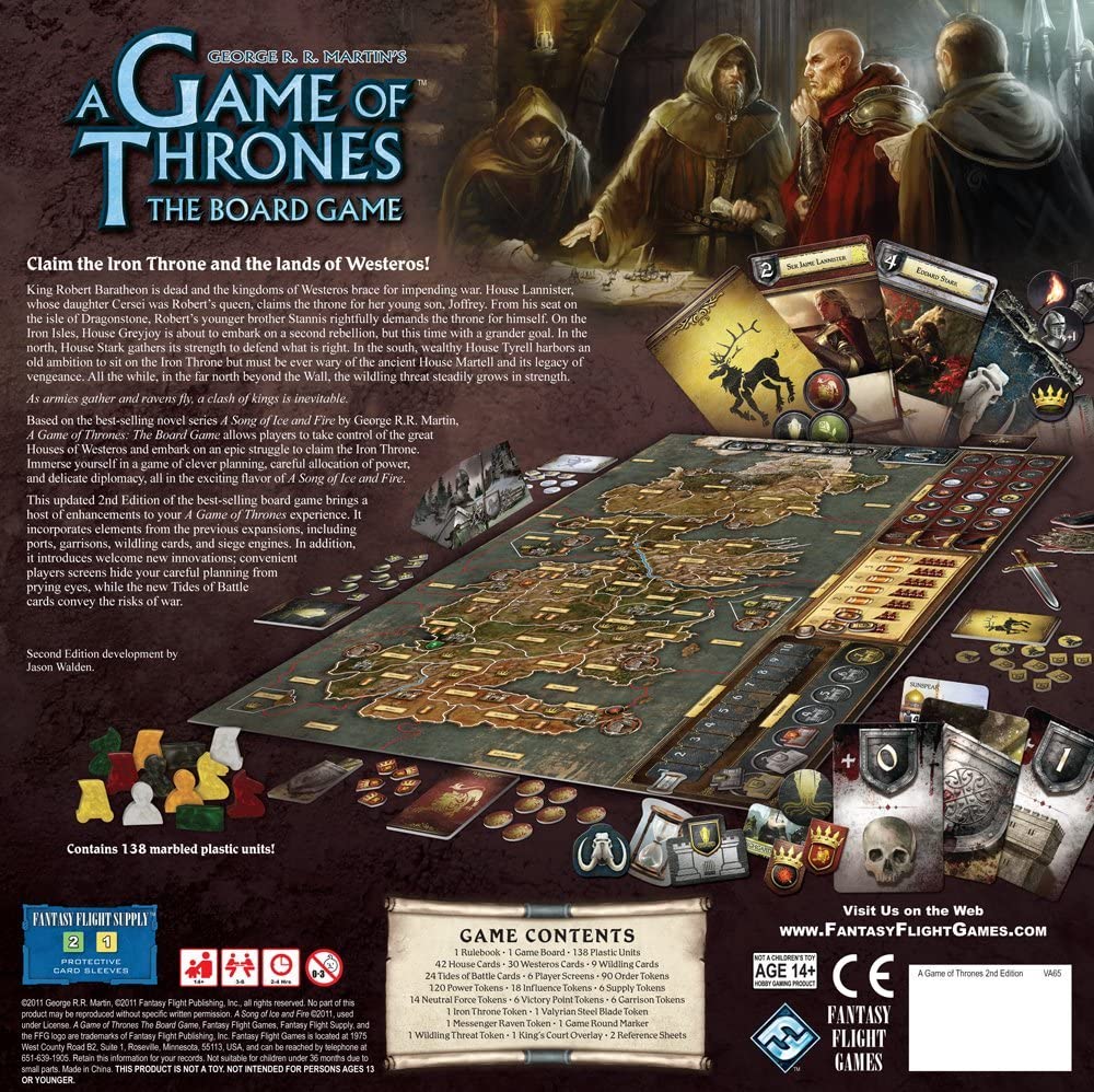 Game of Thrones The Board Game 2nd Edition