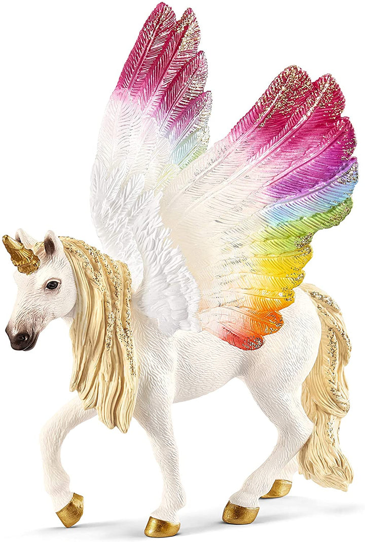 Schleich 70576 Geflügeltes Regenbogen-Einhorn-Fohlen