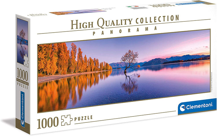 Clementoni Collection 39608, Lake Wanaka Tree Panorama Puzzle – 1000 Teile, ab 10 Jahren, mehrfarbig