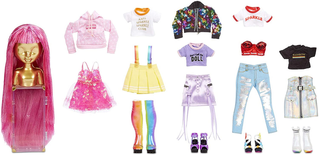 Rainbow High Fashion Studio – Exklusive Puppe mit Kleidung, Accessoires und 2 Spars