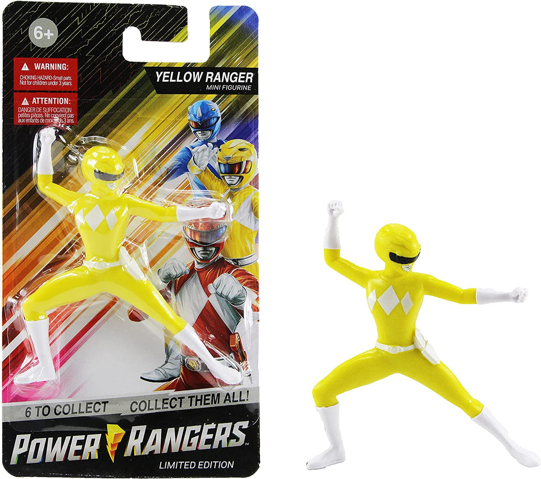 Limited Edition Power Rangers 2,5" Minifigur – Gelber Ranger
