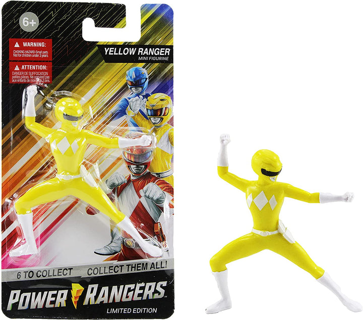 Limited Edition Power Rangers 2,5" Minifigur – Gelber Ranger