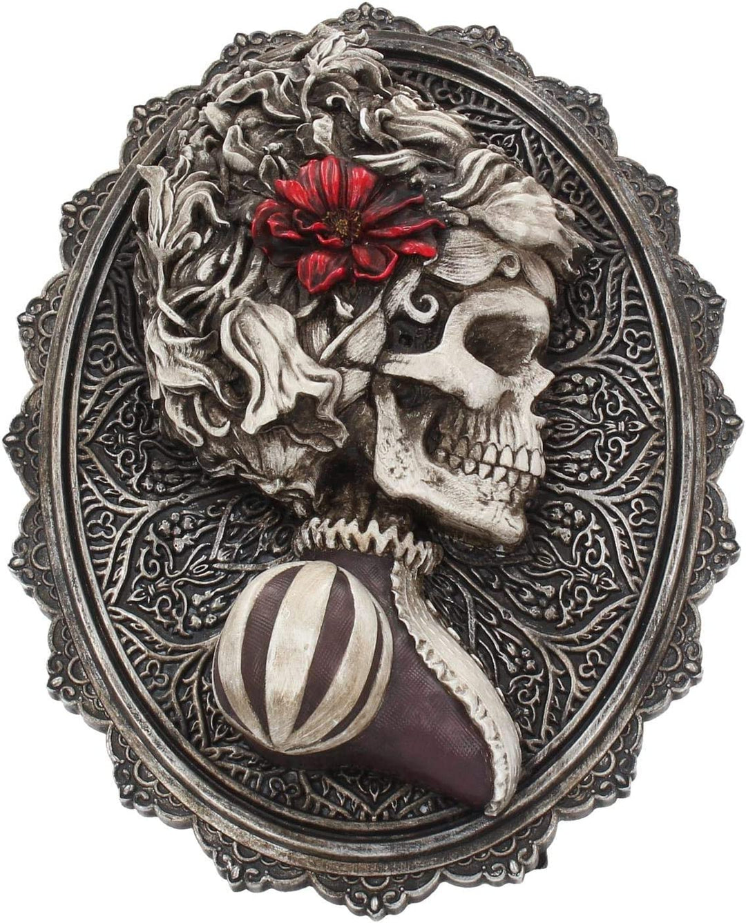 Nemesis Now Wunderschönes Wandschild, 22 cm, Grau, Polyresin