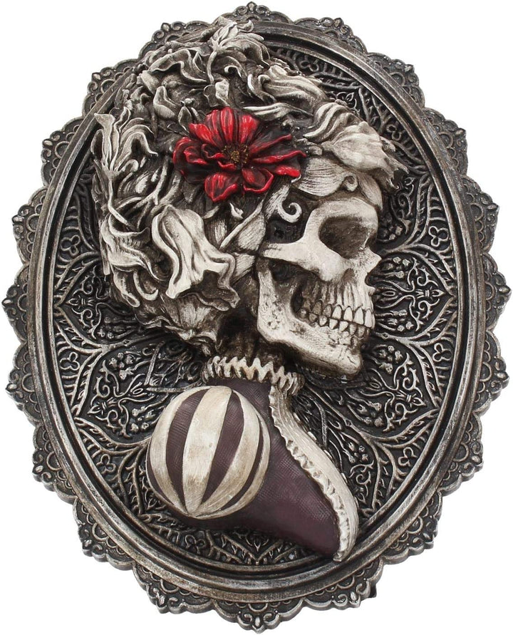Nemesis Now Wunderschönes Wandschild, 22 cm, Grau, Polyresin