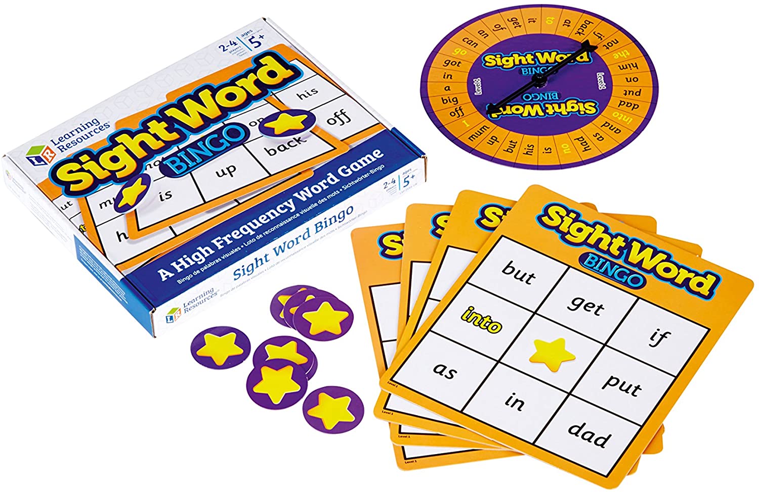 Learning Resources Sum Swamp Addition & Subtraction Game and Sight Word Bingo Set 4