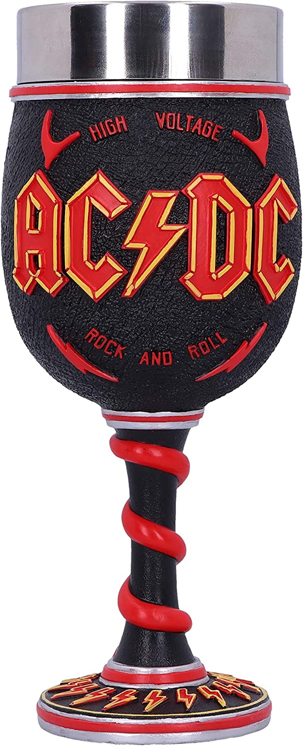 Nemesis Now - AC/DC High Voltage Rock and Roll Lighting Horns Goblet 5