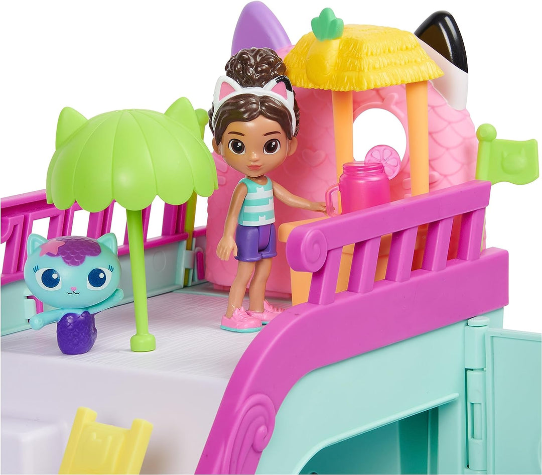 Gabby's Dollhouse 6068572, Gabby Cat Friend, Kreuzfahrtschiff 2 Figuren, Überraschungsspielzeug