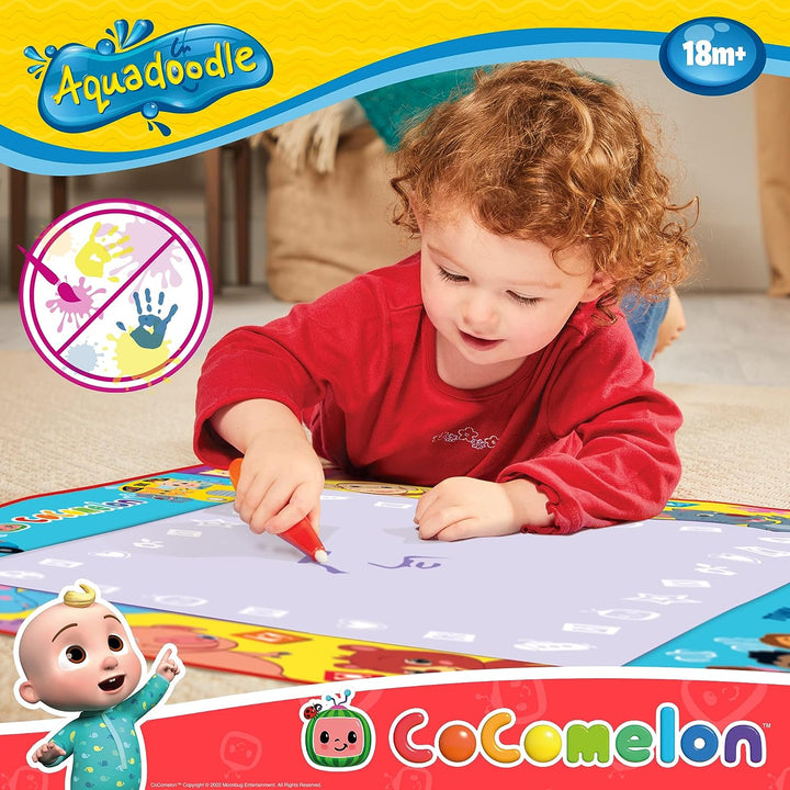 Aquadoodle Cocomelon Doodle Mat, offizielles TOMY No Mess Mal- und Zeichenspiel,