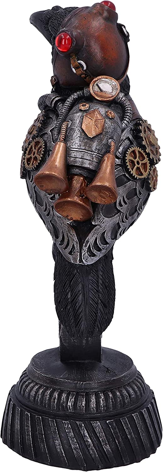 Nemesis Now Steampunk Rivet Raven Figur, 24 cm