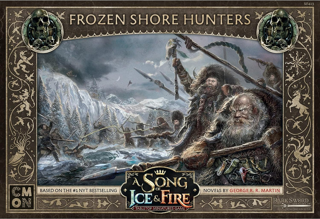 CMON A Song of Ice and Fire Tabletop Miniatures Game Frozen Shore Hunters Unit Box - 2+ Player Strategy Game (SIF413)