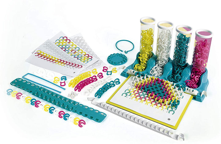 Clementoni – 18540 – Crazy Chic – WOW Creations – Schmuckhandwerk für Kinder ab 7 Jahren und älter – Schmuckmädchen – Hergestellt in Italien, mehrfarbig