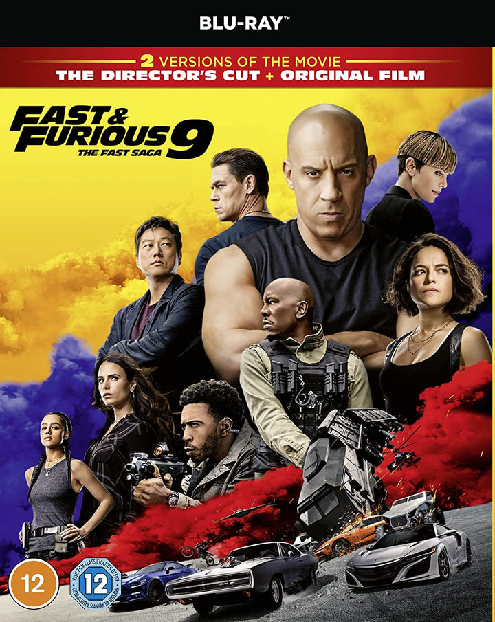 Fast &amp; Furious 9 [2021] [Region Free] – Action/Drama [Blu-ray]