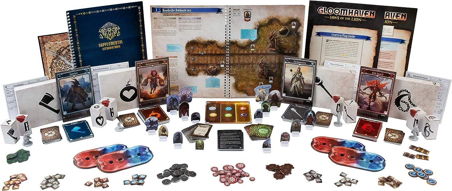 Cephalofair Games Gloomhaven: Jaws of the Lion Board Game 4