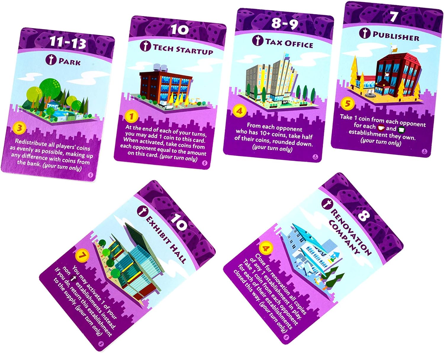 Pandasaurus Machi Koro 5th Anniversary Expansions 8