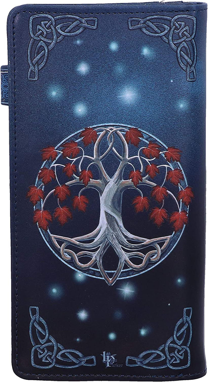 Nemesis Now Lisa Parker Guardian of The Fall White Autumn Wolf geprägte Geldbörse, P