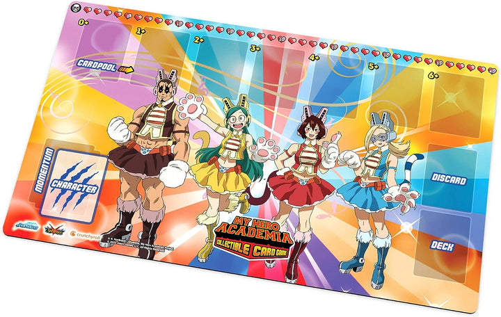 Jasco Games | My Hero Academia CCG: Wild Wild Pussycats Play Mat | Accessory