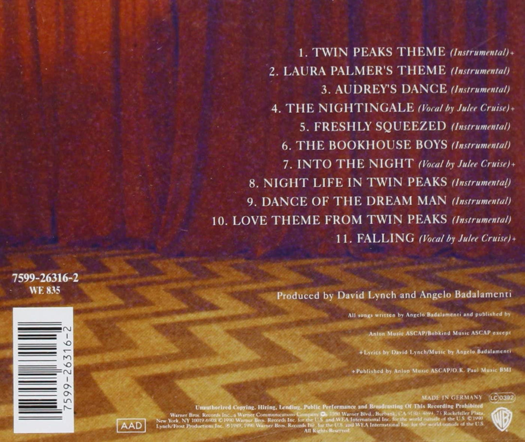 Twin Peaks - Angelo Badalamenti [Audio-CD]