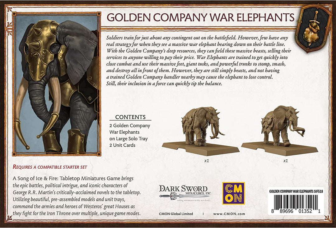 A Song of Ice and Fire: Golden Company Elephants