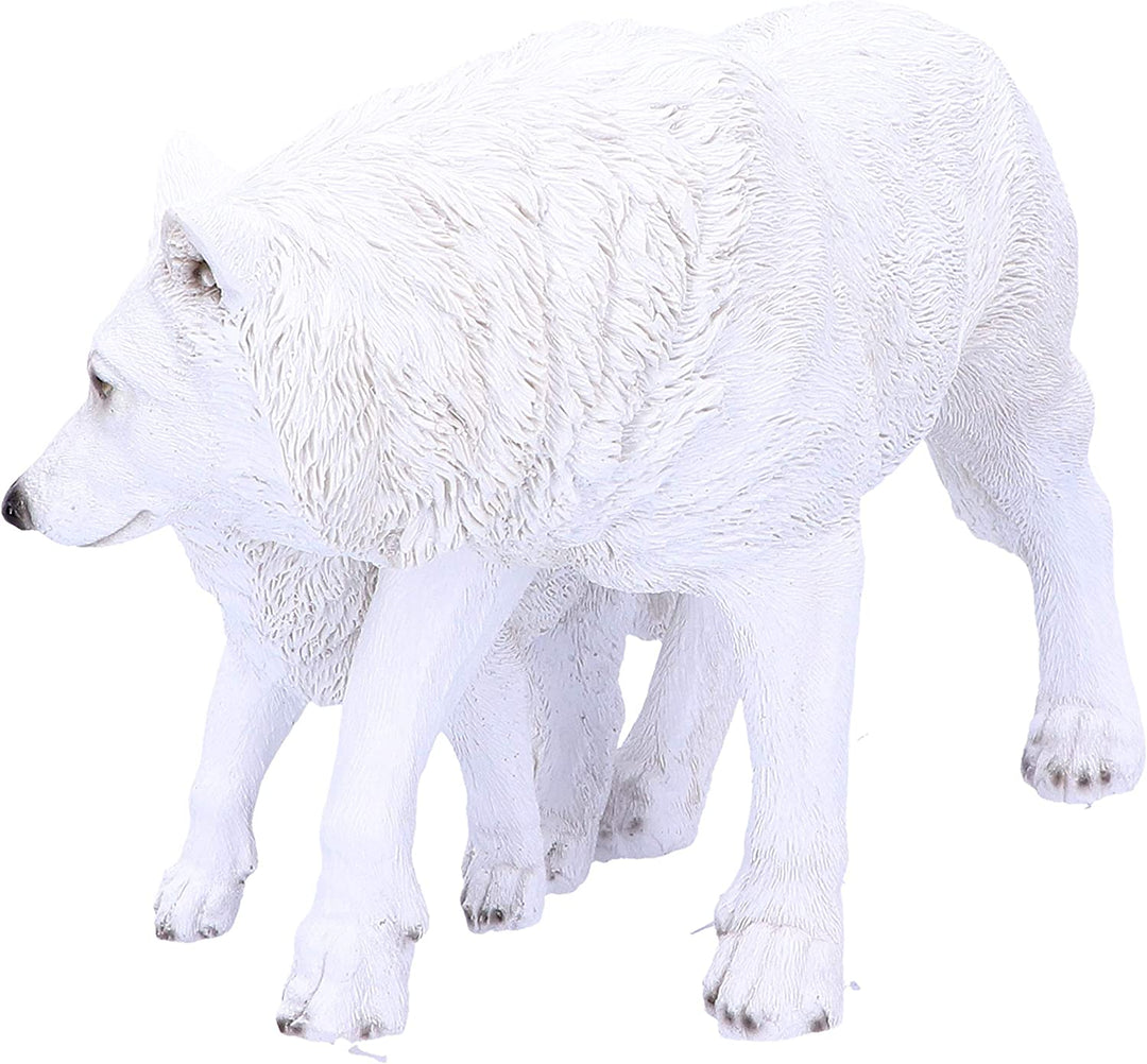 Nemesis Now U4774P9 Winter Offspring Figur, 27,5 cm, Kunstharz, Weiß, Einheitsgröße