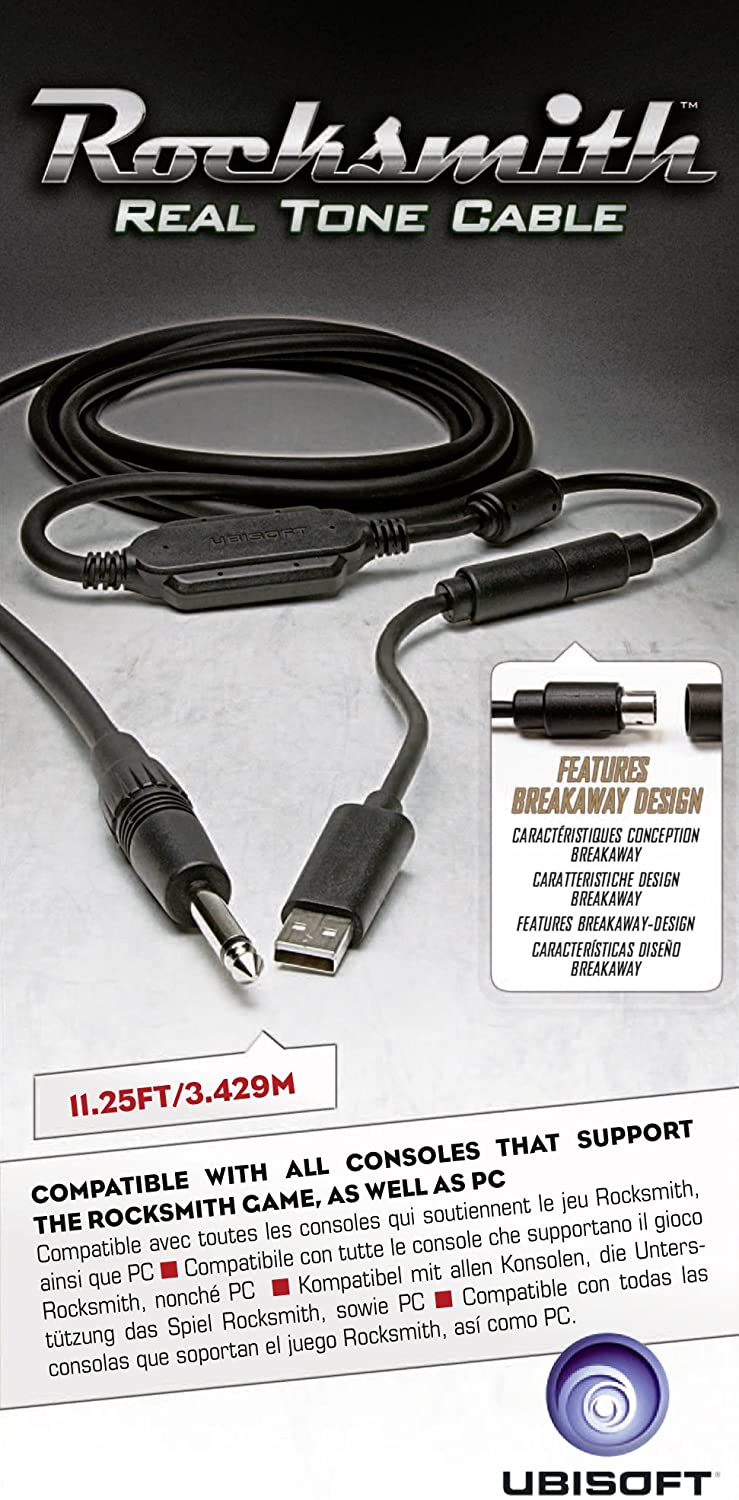 Rocksmith Real Tone Cable - Universal Guitar Interface for Xbox 360, PS3, PC & Mac 4