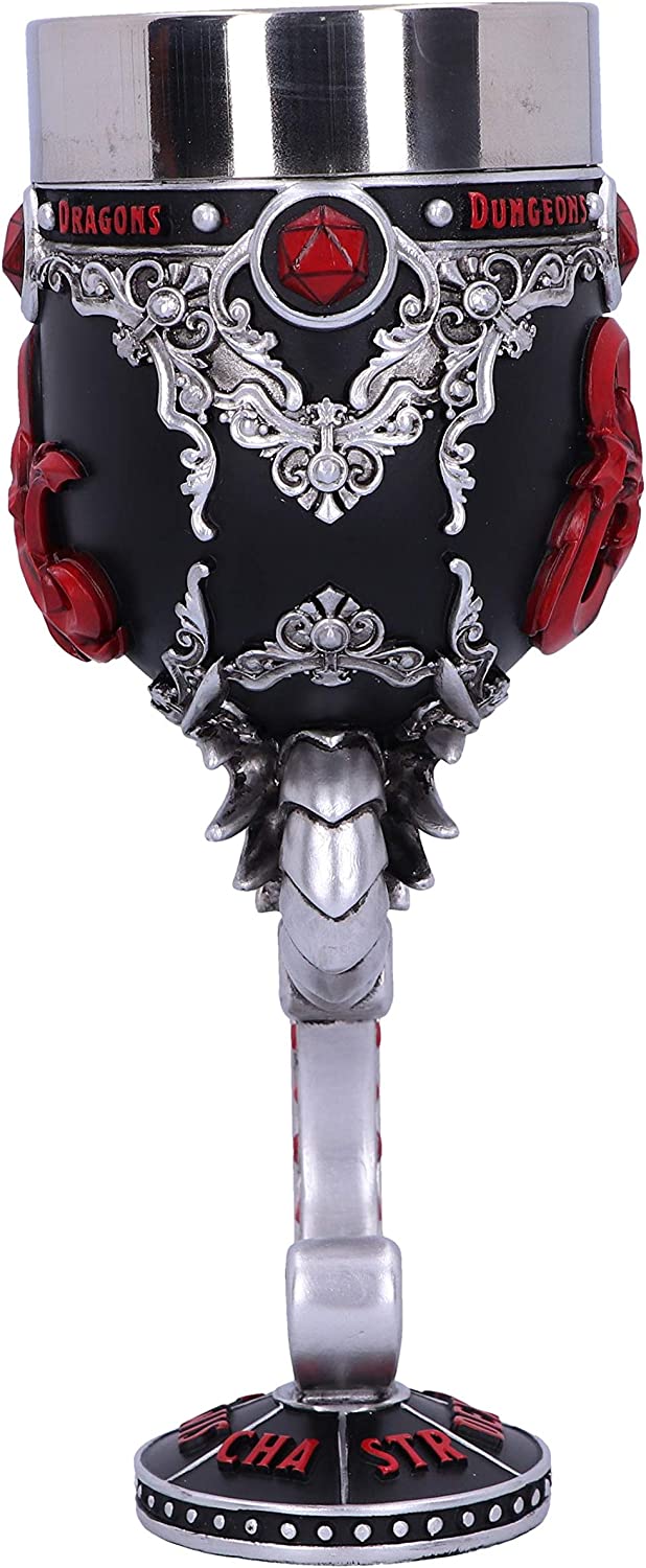 Nemesis Now Dungeons & Dragons D20 Goblet Resin Fantasy Collectible 6