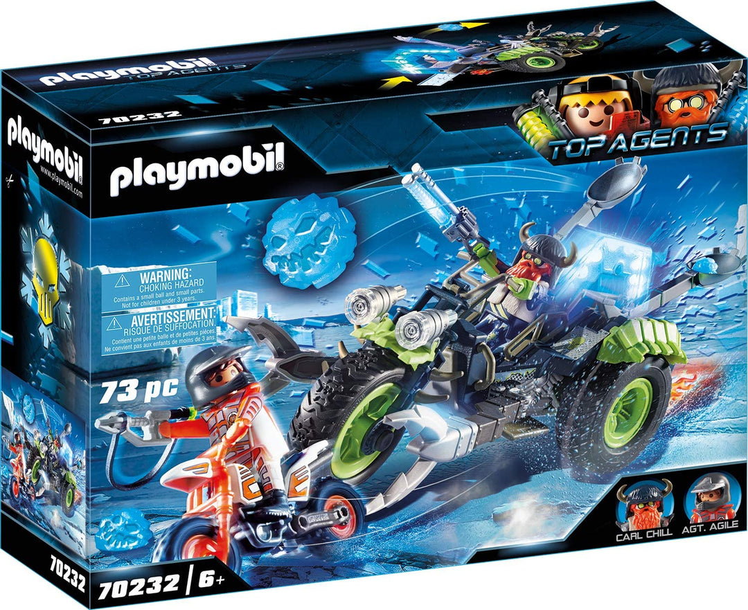 Playmobil 70232 Top Agents V Arctic Rebels Ice Trike, für Kinder ab 6 Jahren