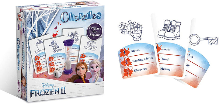 Disney La Reine des Neiges 2 Jeu de Cartes Charades Enfants et Familles