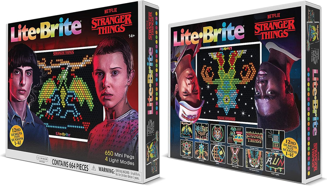 Lite Brite Stranger Things Special Edition, Best of 4 Seasons – mit Symbolen
