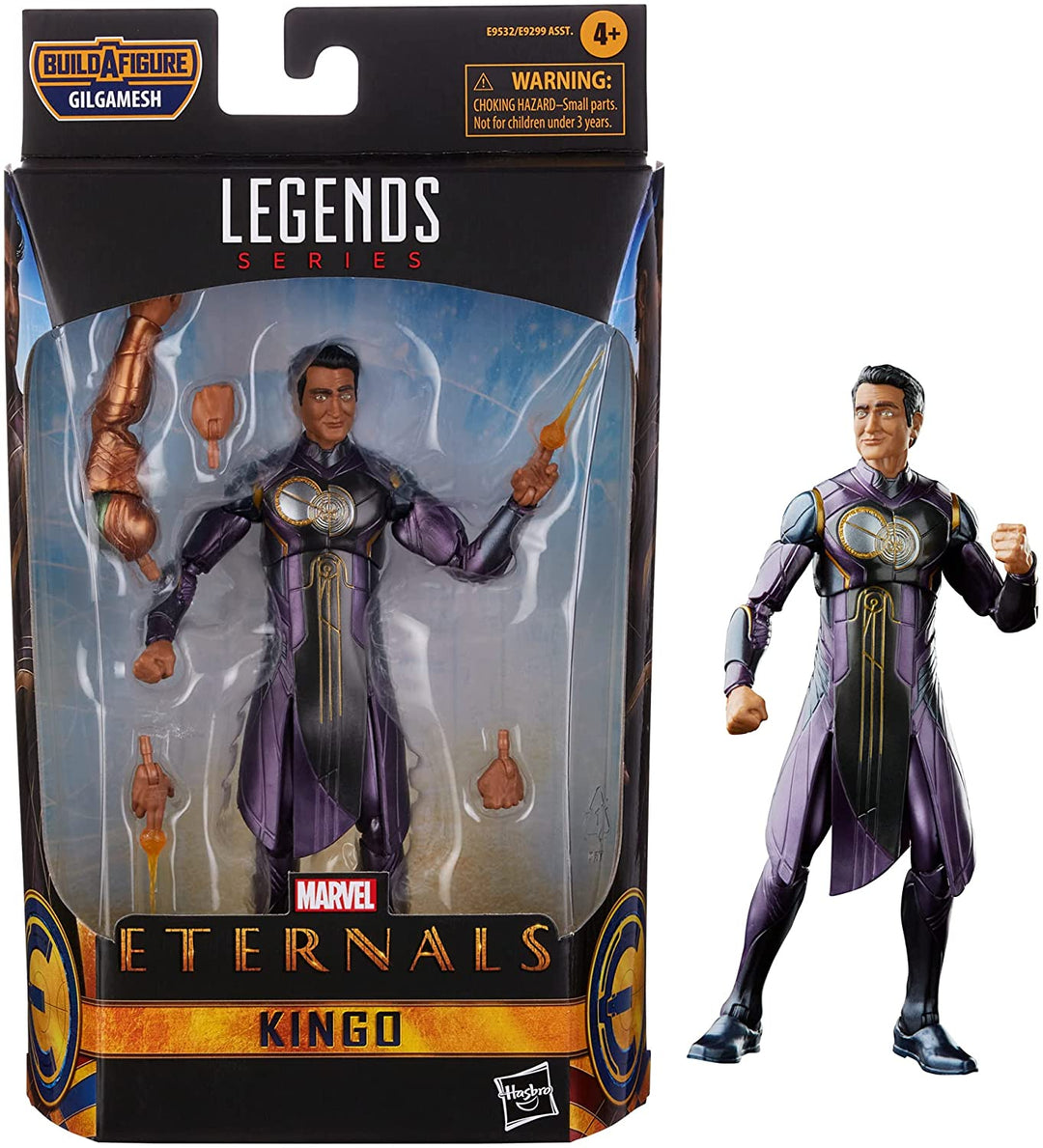 Hasbro Marvel Legends Series The Eternals 15-cm Action Figure Toy Kingo, Includes 2 Accessories, Ages 4 and Up