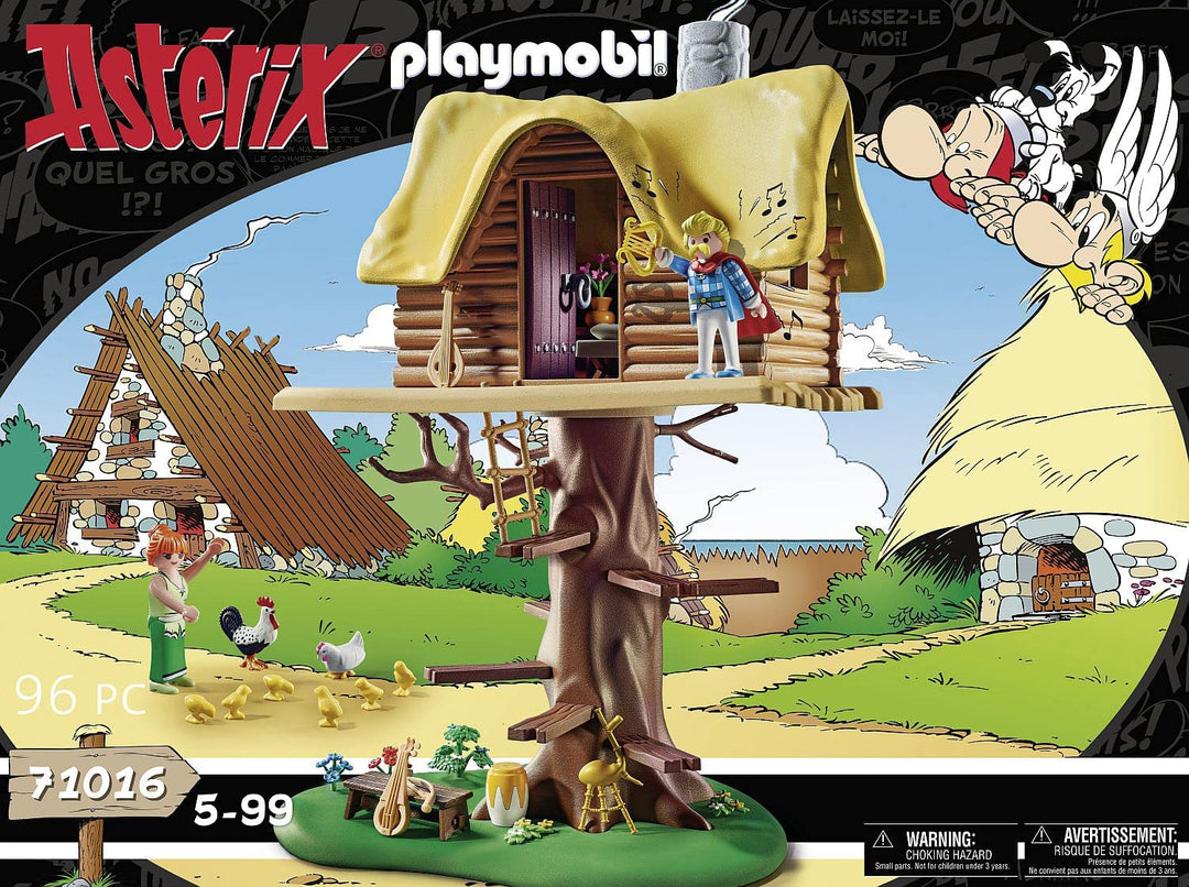 PLAYMOBIL Asterix 71016 Cacofonix mit Baumhaus, Spielzeug für Kinder ab 5 Jahren