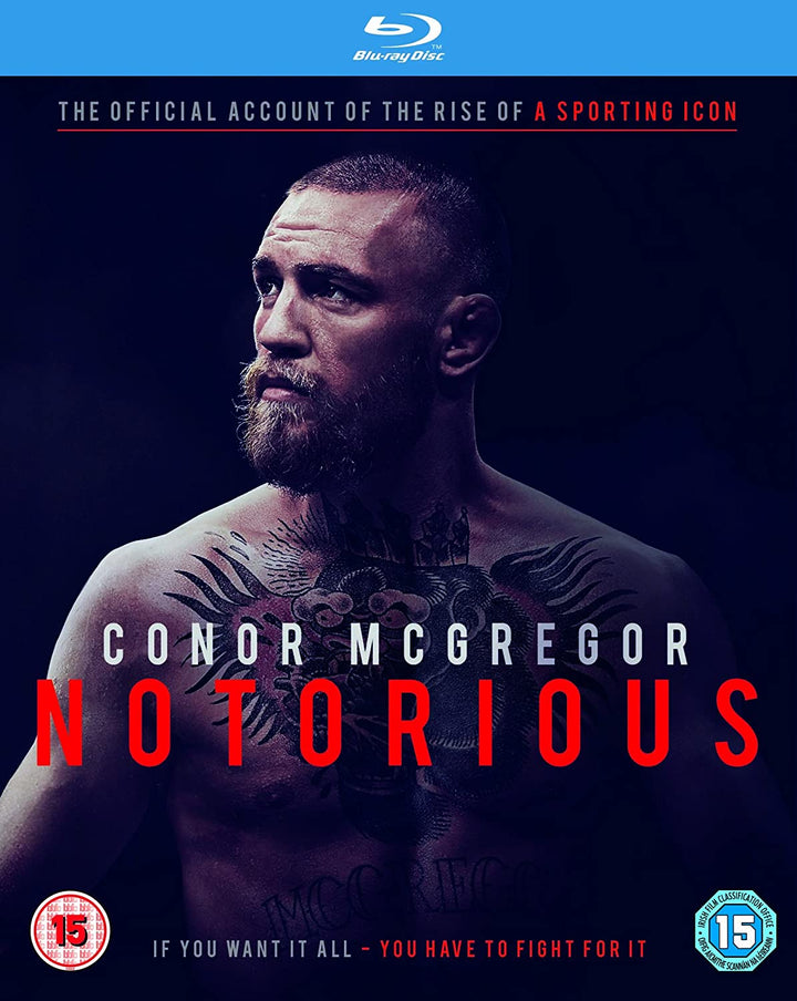 Conor McGregor – Notorious (Offizieller Film) [2016] – Dokumentarfilm/Sport [Blu-ray]