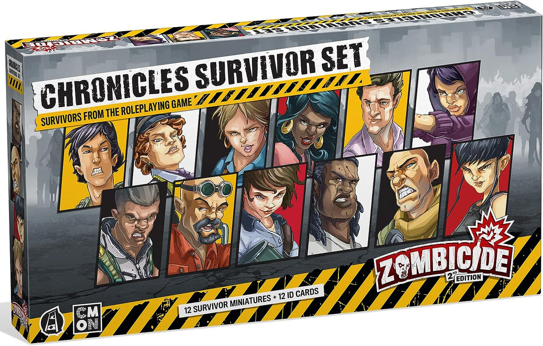 Zombicide 2nd Edition Chronicles Survivor Set Survivors From The Roleplaying Game