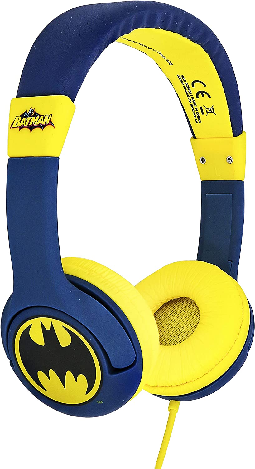 OTL Technologies Kinderkopfhörer – Batman Bat Signal kabelgebundene Kopfhörer für Kinder