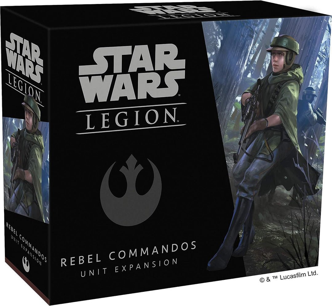 Atomic Mass Games | Star Wars: Legion Rebel Commandos Unit Expansion | Miniatures Game