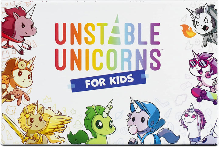TeeTurtle | Instabile Einhörner Kids Edition | Kartenspiel | Ab 6 Jahren | 2-6 Spieler |