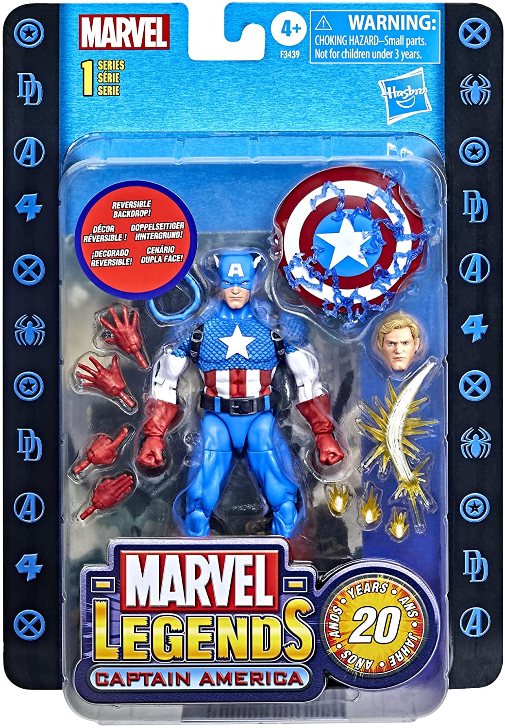 Hasbro F3439 Marvel Legends 20th Anniversary Series 1 Captain America 6-inch Col