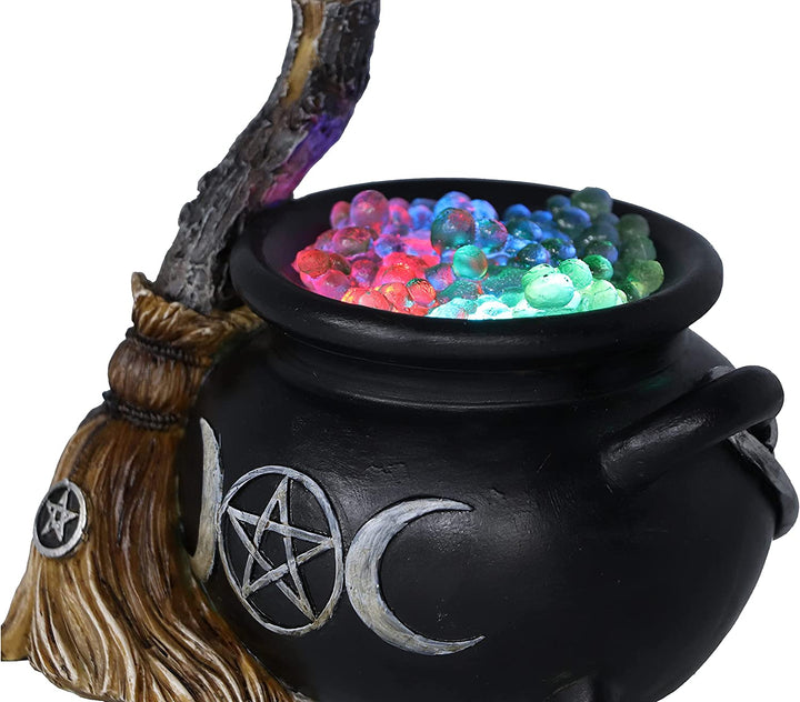 Nemesis Now Bubbling Cauldron 14,5 cm, Schwarz