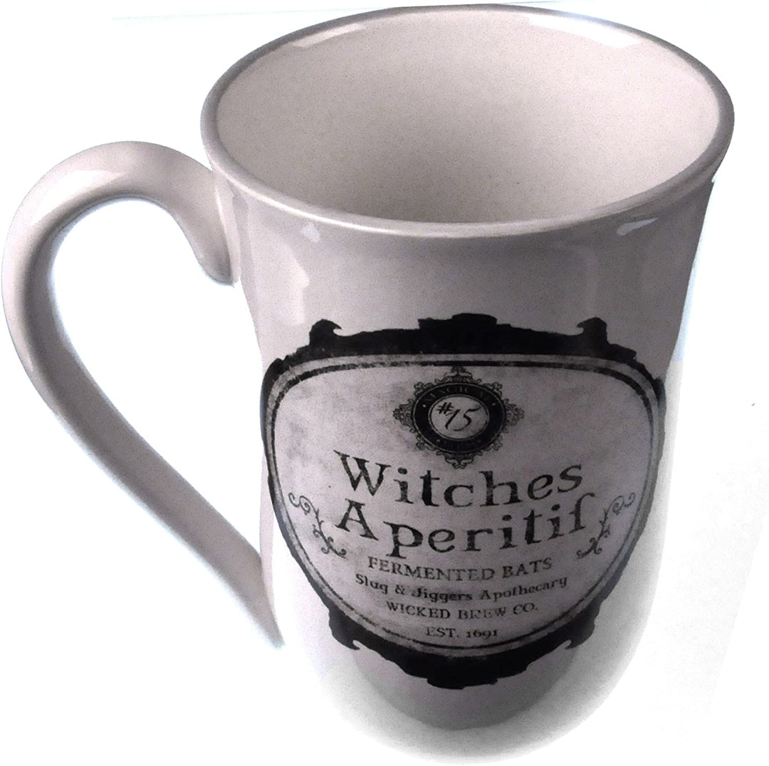 Nemesis Now Witches Aperitifbecher, 16,5 cm, Weiß