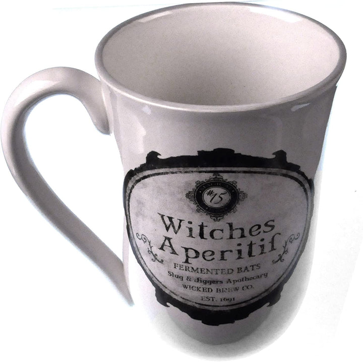 Nemesis Now Witches Aperitifbecher, 16,5 cm, Weiß