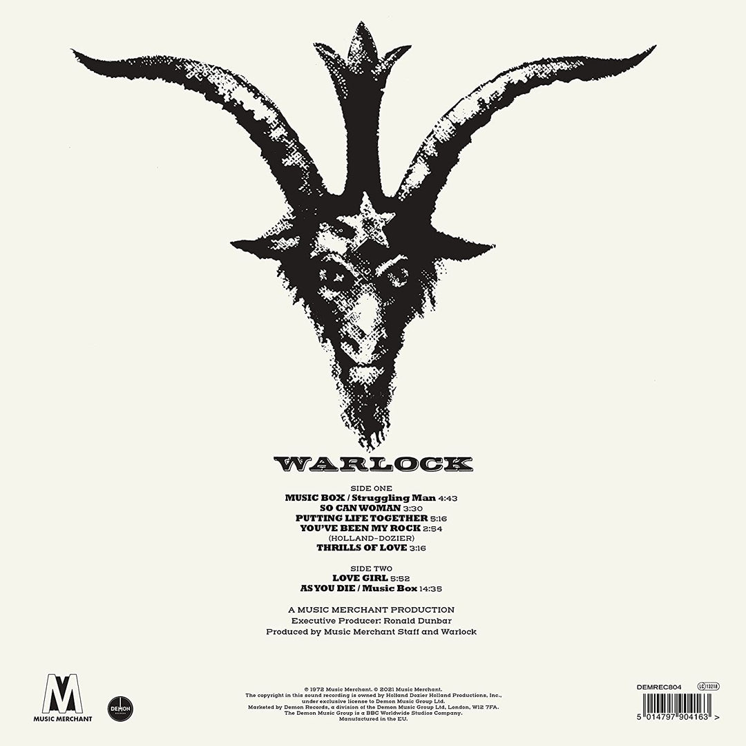 Warlock - Warlock (140g Black Vinyl) [VINYL]