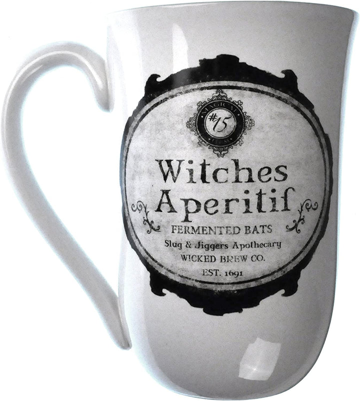 Nemesis Now Witches Aperitifbecher, 16,5 cm, Weiß