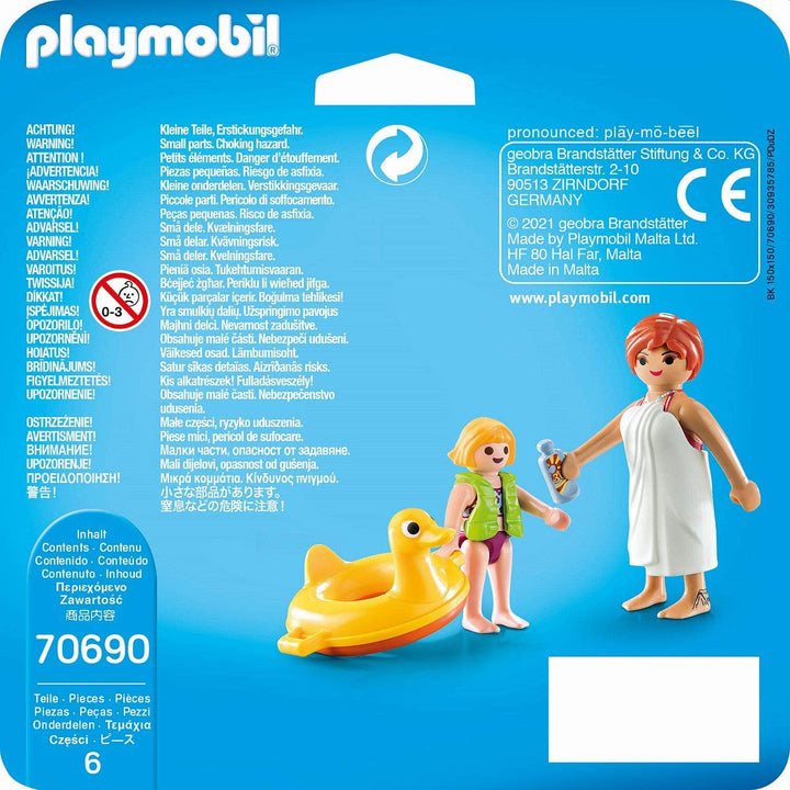 Playmobil 70690 Schwimmende Gäste Duo-Pack, Mehrfarbig, Einheitsgröße
