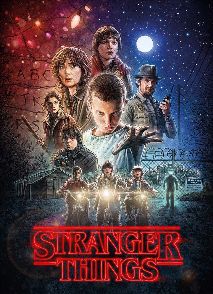 Clementoni – 39542 – Puzzle Stranger Things – 1000 Teile – Hergestellt in Italien – Puzzles für Erwachsene – Puzzles Netflix