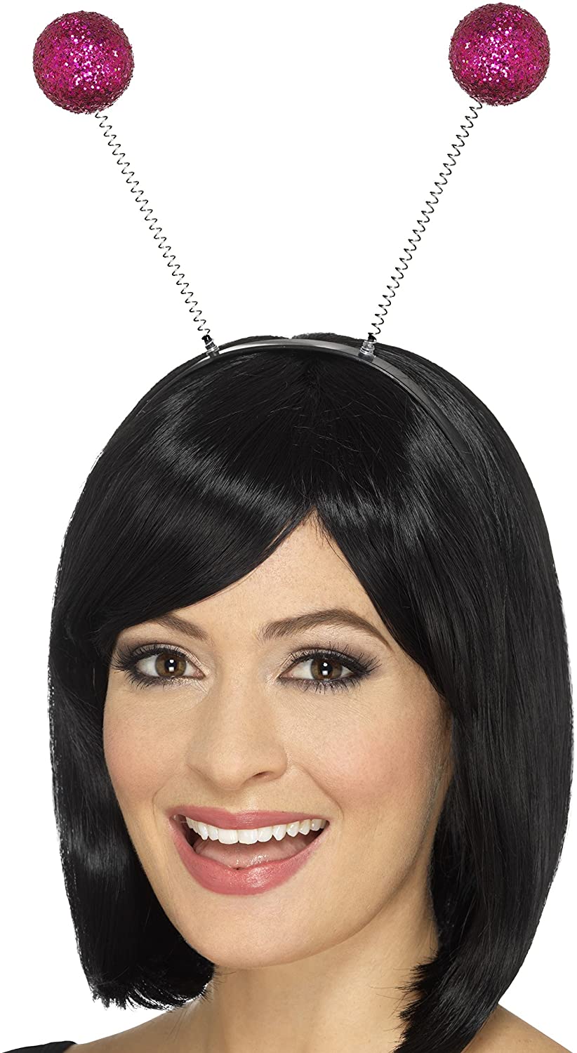 Glitzer-Kugelkopf-Boppers, Schwarz, Einheitsgröße (US)