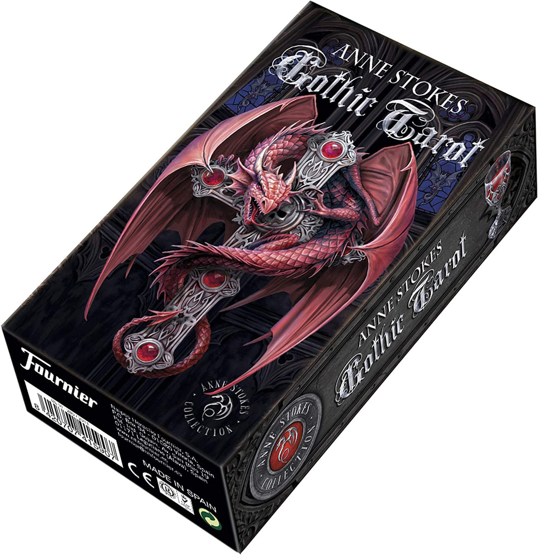 Fournier Anne Stokes Tarotkarten 12 cm Schwarz