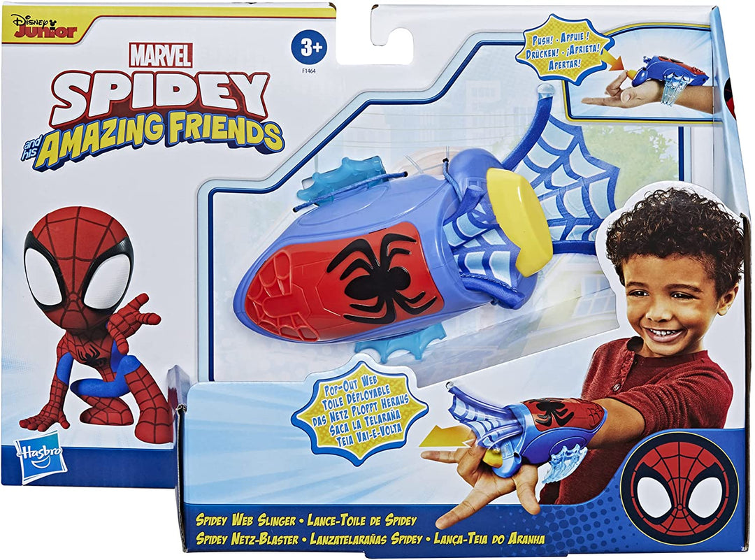 Spidey und seine fantastischen Freunde Marvel Spidey Web Slinger, am Handgelenk befestigtes Spielzeug, fabelhaft