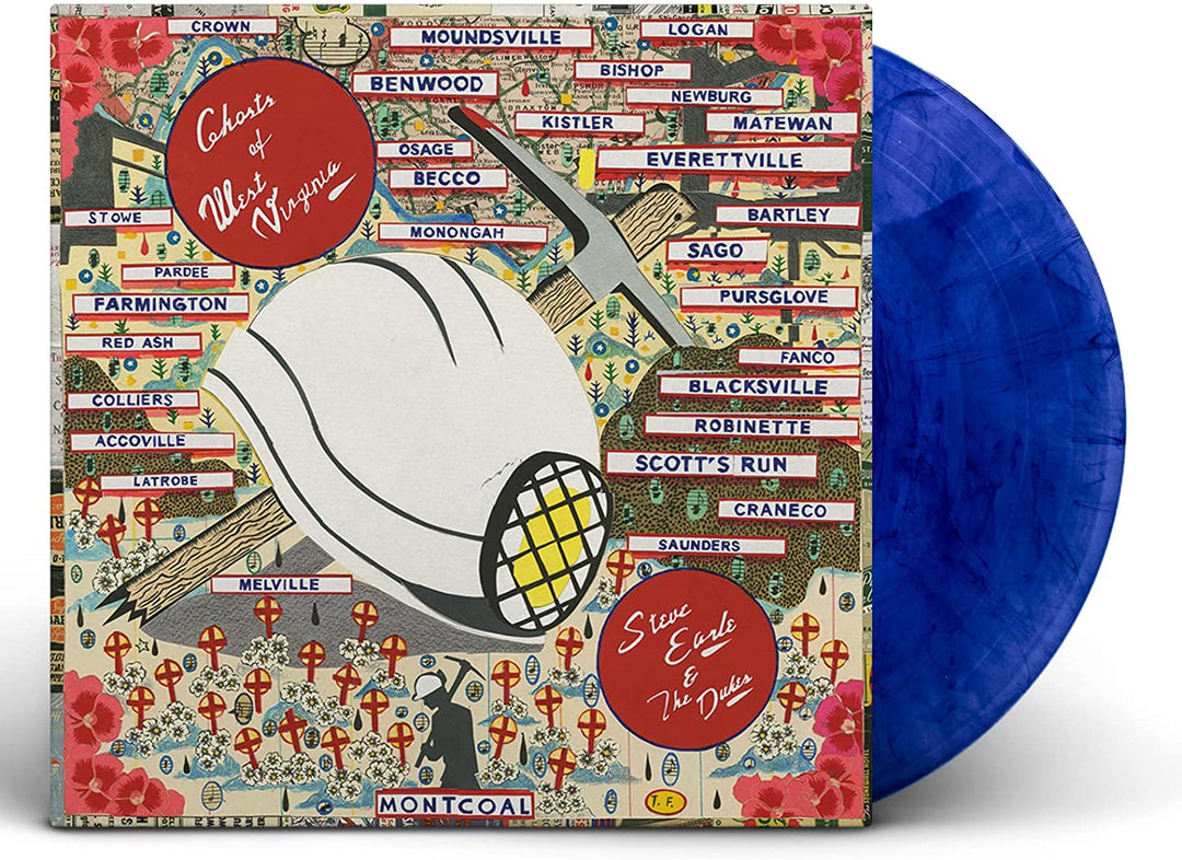Steve Earle – Ghosts of West Virginia (Blue Black Swirl Vinyl) [VINYL]