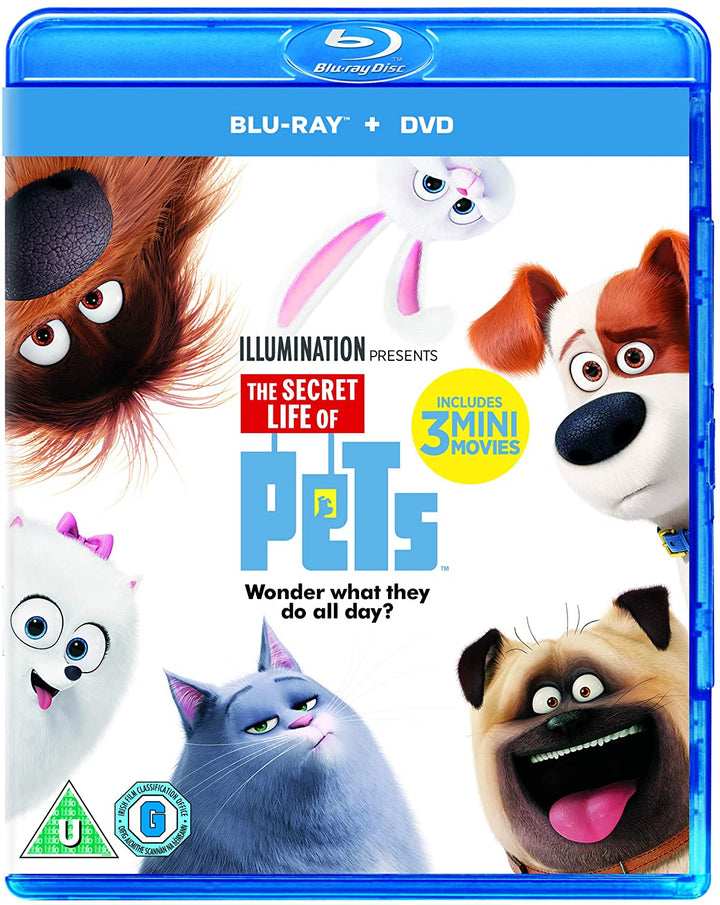 The Secret Life Of Pets (Blu-ray + DVD + digitaler Download) [2015] – Familie/Komödie [Blu-Ray]