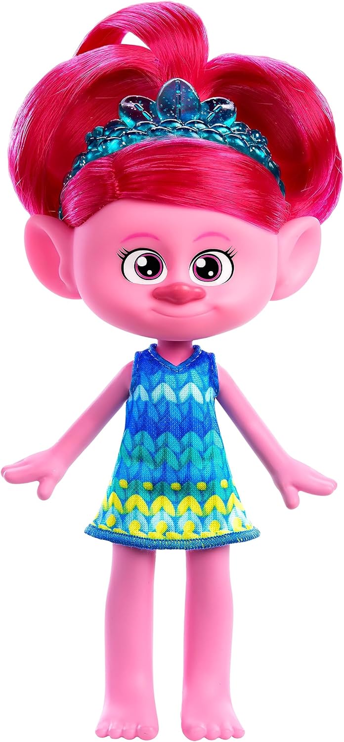 „DreamWorks Trolls Band Together ist eine trendsetzende Modepuppe, Queen Poppy mit Vib.“