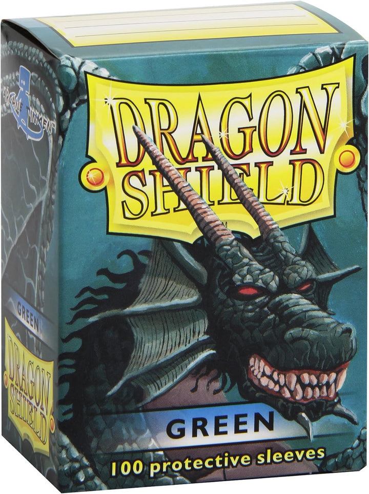 Dragon Shield – Box mit 100 Sammelkartenhüllen höchster Qualität – Grün
